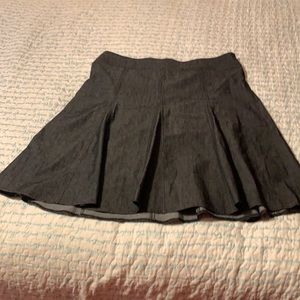Dress barn jean flared skirt like new
